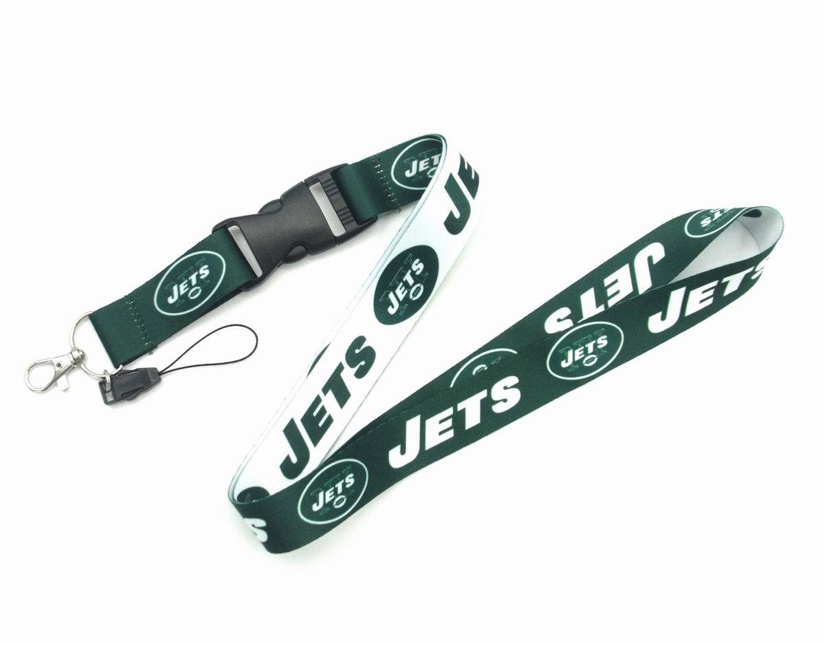 Wholesale Heat transfer football team Lanyard Keychain