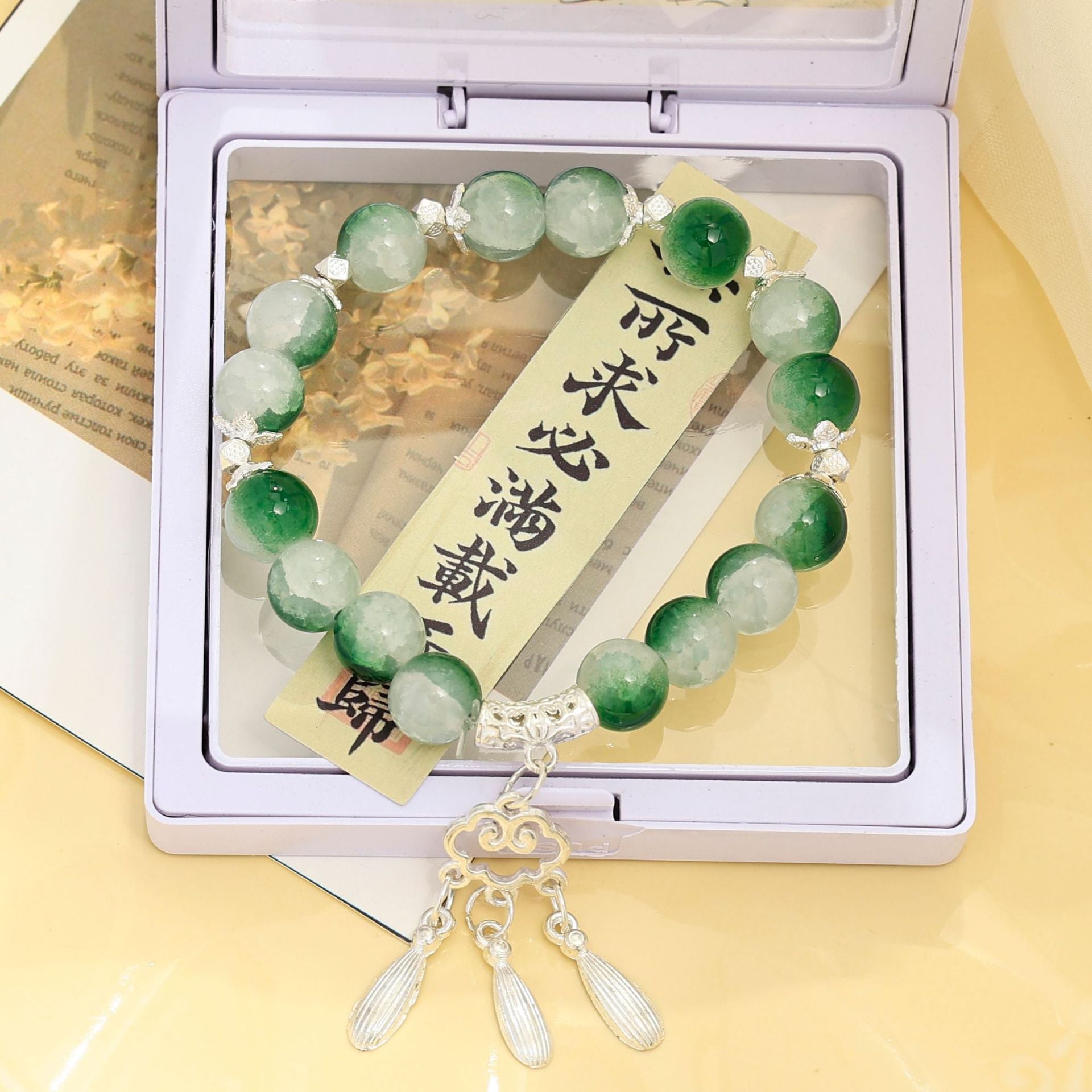 Wholesale  Tassel Gradient  Glaze Bracelet