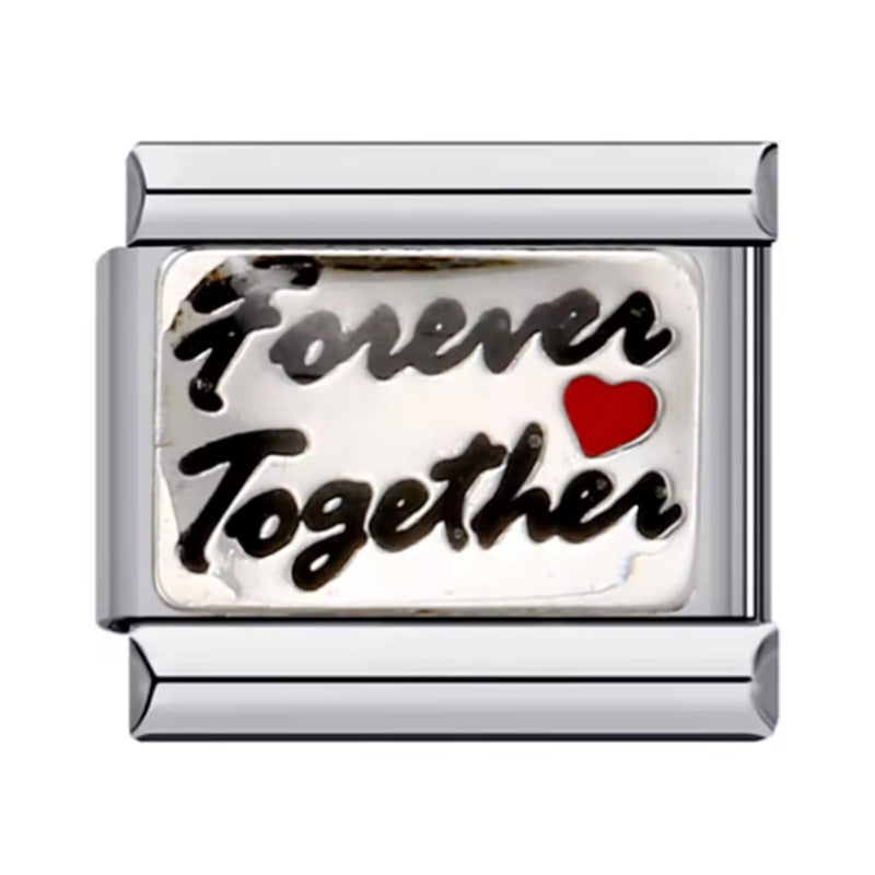 Wholesale  Italian Charm Bracelet 9mm DIY Classic Cartoon Creative Stainless Steel Composable Bracelet