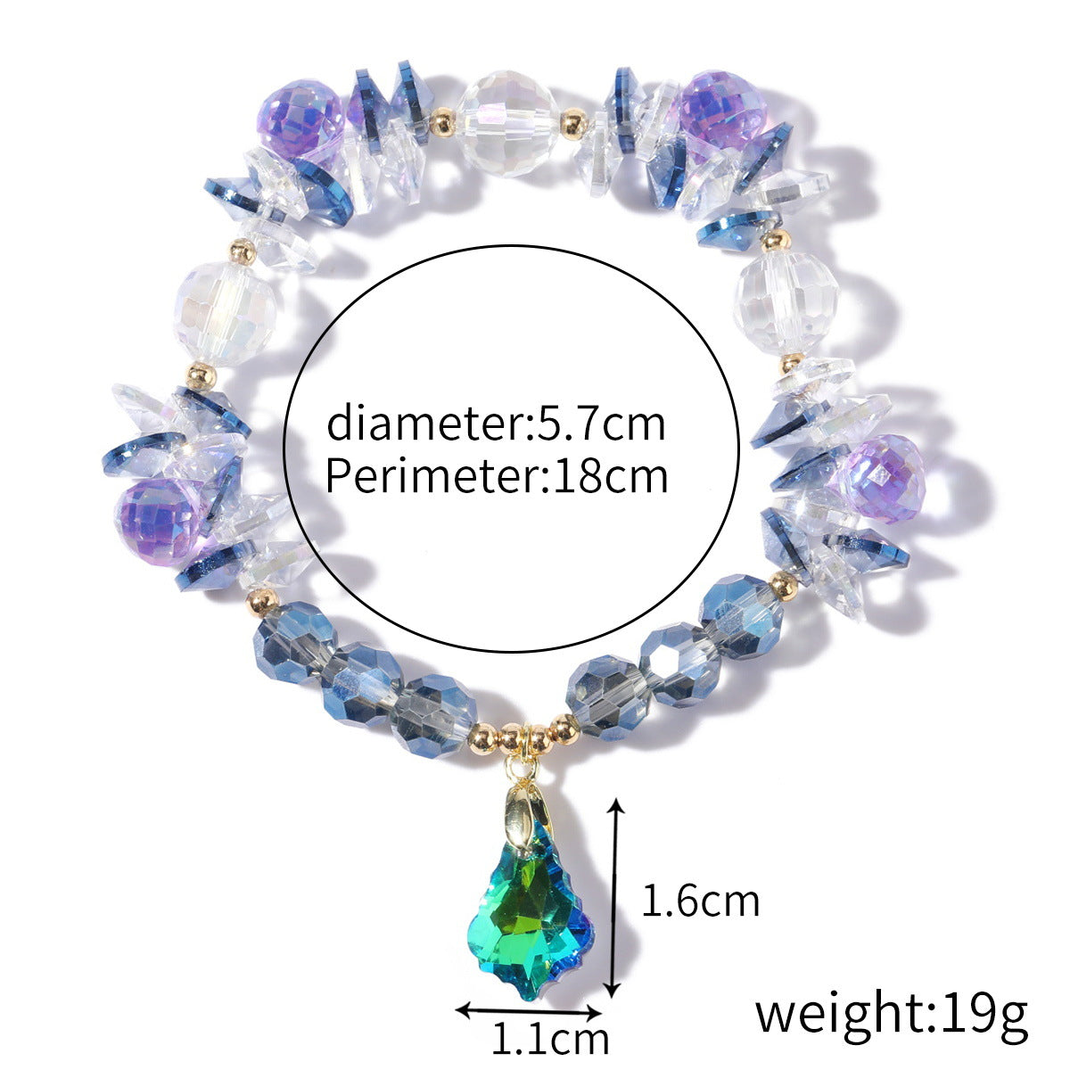 Wholesale  Crystal Bracelet Light Luxury  Cat's Eye Bracelet