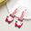 Wholesale  Independence Day Dwarf Stars and Stripes Acrylic Earrings