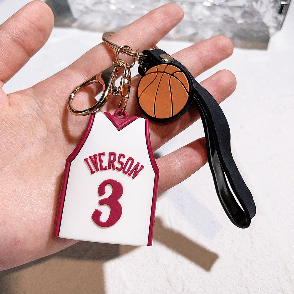 Wholesale Basketball jersey keychain