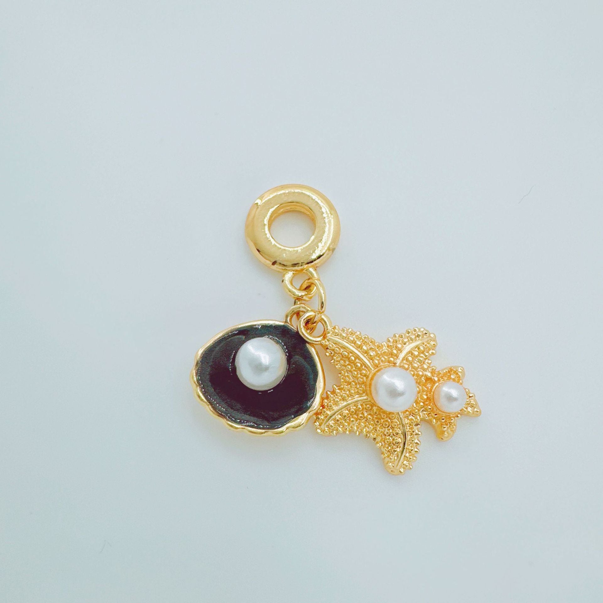 Wholesale Starfish Pendant Necklace Gold Plated Copper Fashion Jewelry Accessory Gift
