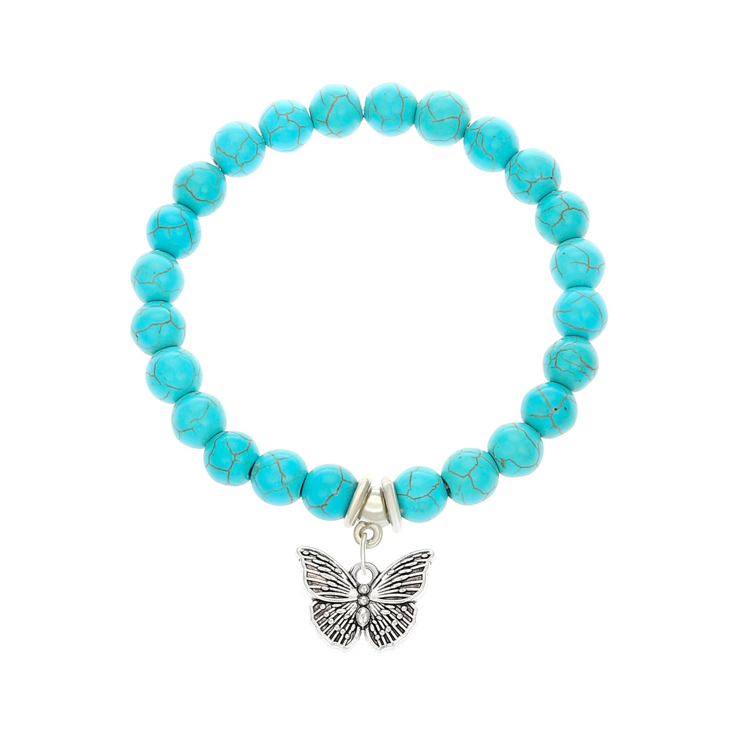 Wholesale Bohemian Turquoise Bead Bracelet Cross Starfish Turtle Design Fashion Accessory Gift for Resale