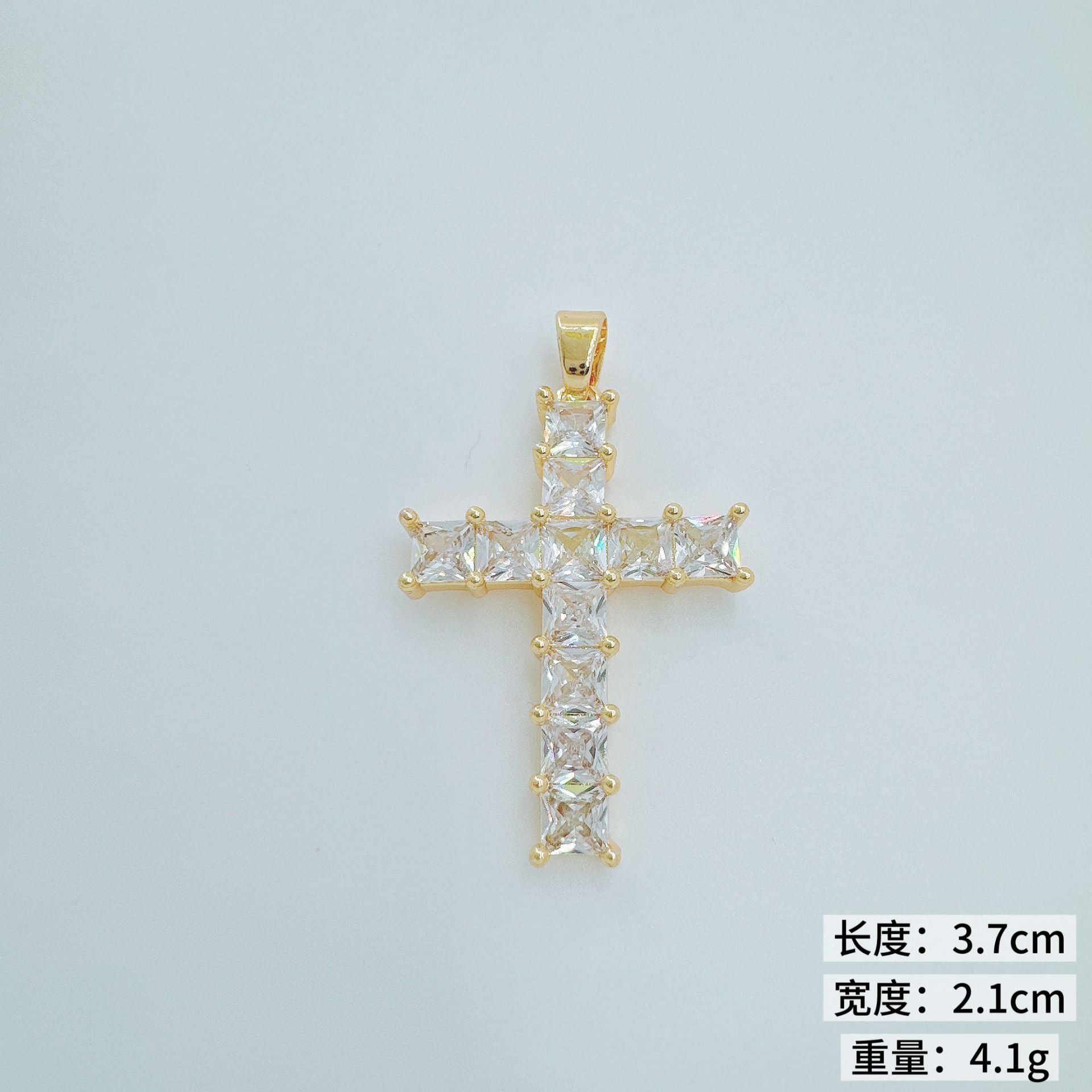 Wholesale Gold-Plated Copper Pendant with Zircon,  Bag Charm for Women