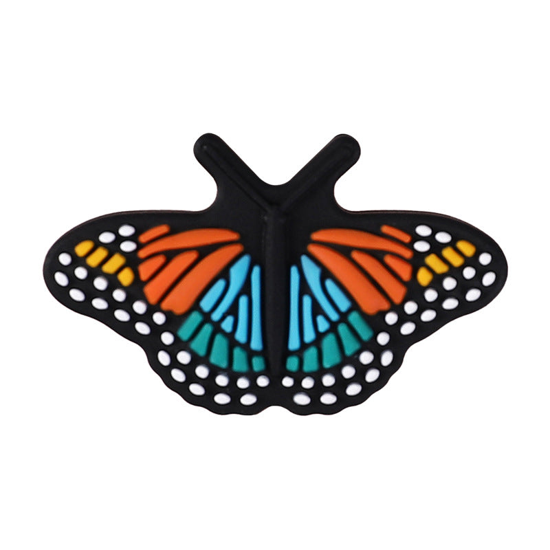 Wholesale 20pcs Two-color Butterfly Focal Beads DIY Bead Accessories