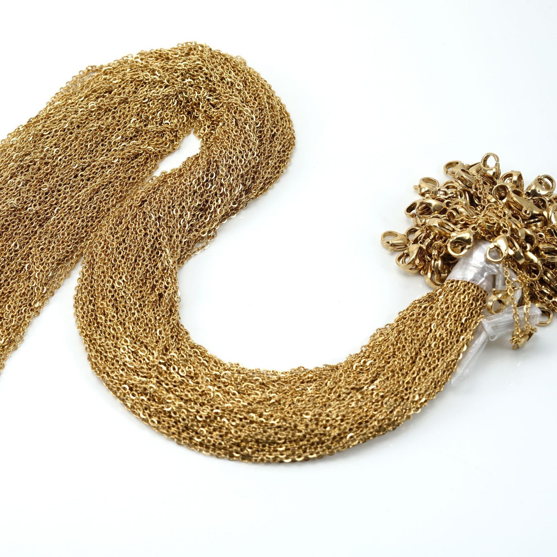 Wholesale  stainless steel O-chain female simple Joker jewelry chain