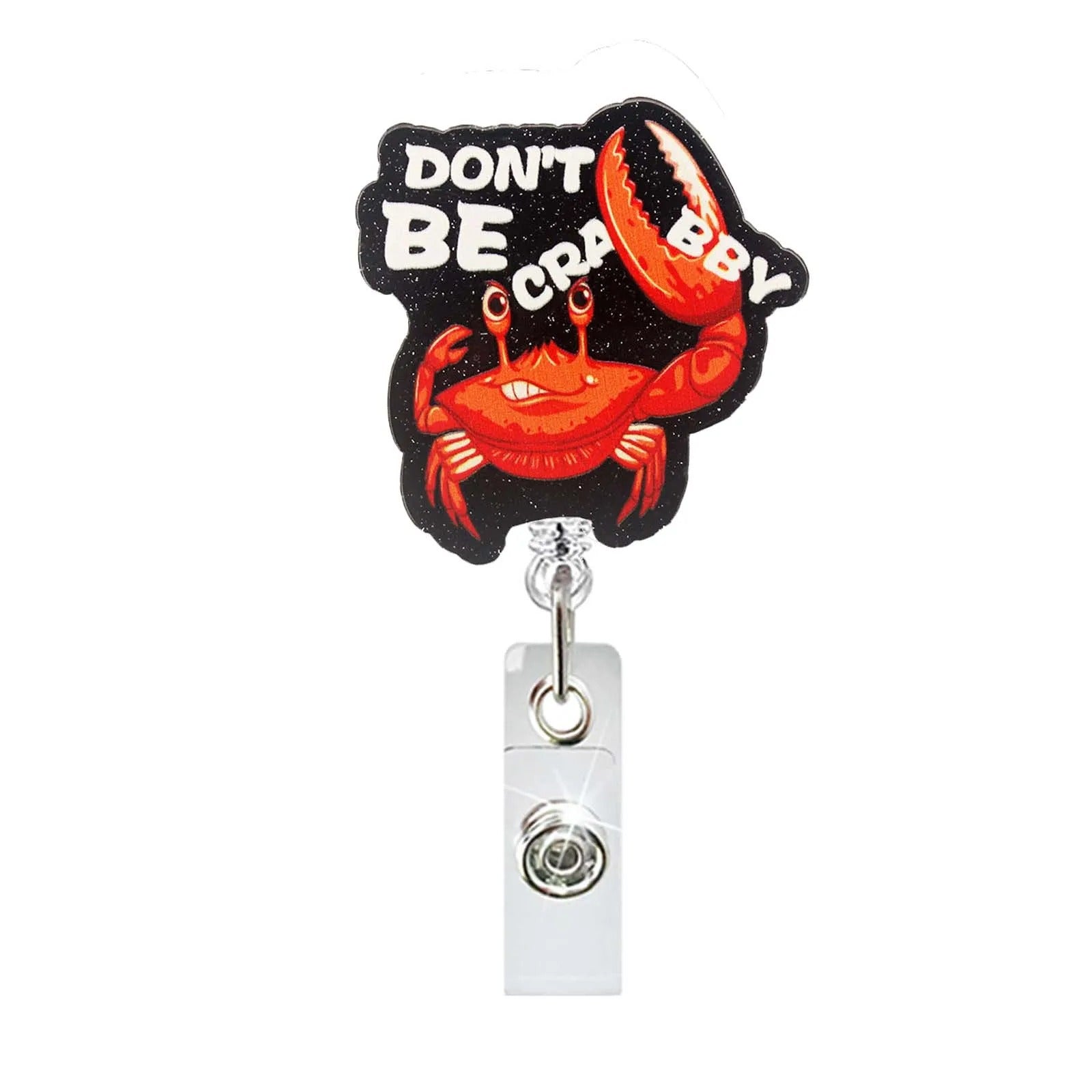 Wholesale Acrylic Fun Zoo Undersea Theme Badge Reel Keychain