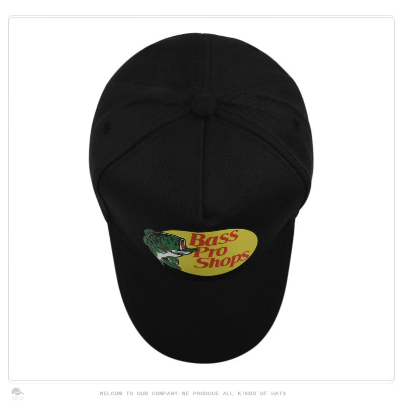 Wholesale Solid color printed outdoor fishing sun protection men' s baseball cap hat