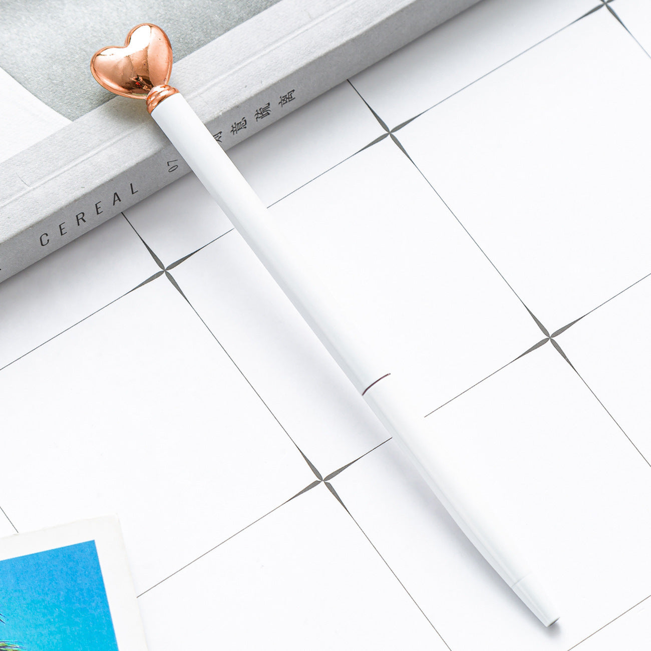 Wholesale Love Shape Ballpoint Pen Metal Pen ACC-PN-HuaHao017