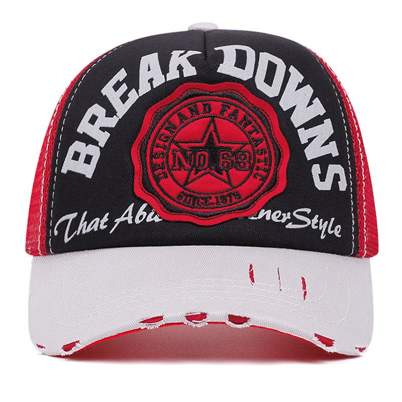 Wholesale Embroidered Five-pointed Star Letters Baseball Hat ACC-HT-QiNiao024