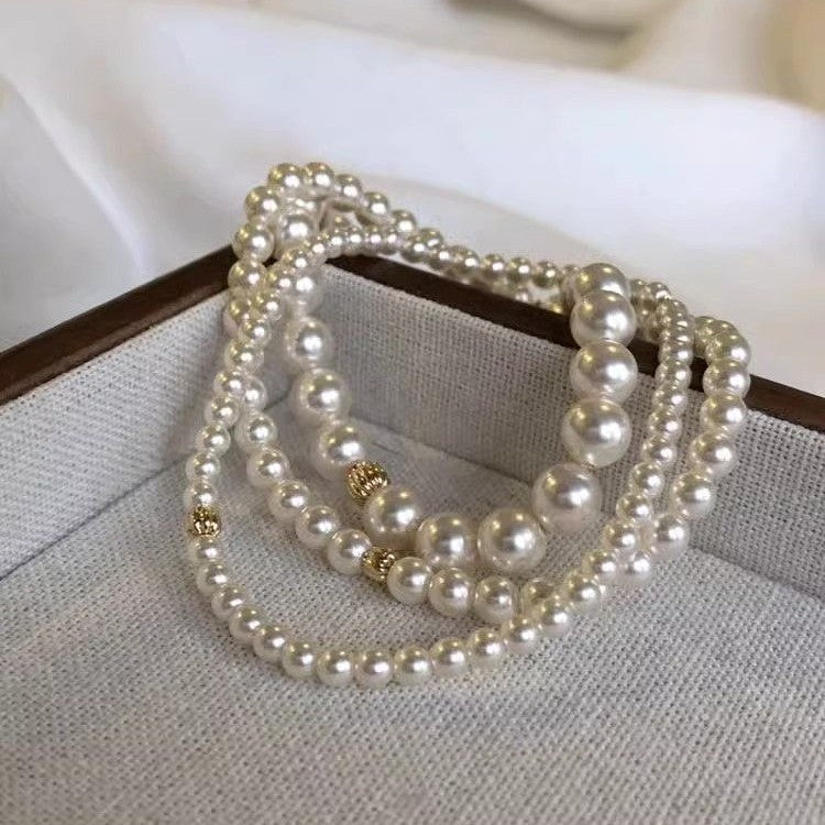 Wholesale Pearl Bracelet Beaded Gold Beads  Bracelet