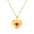 Wholesale Stainless Steel  Love Drop Oil Pendant Heart Necklace