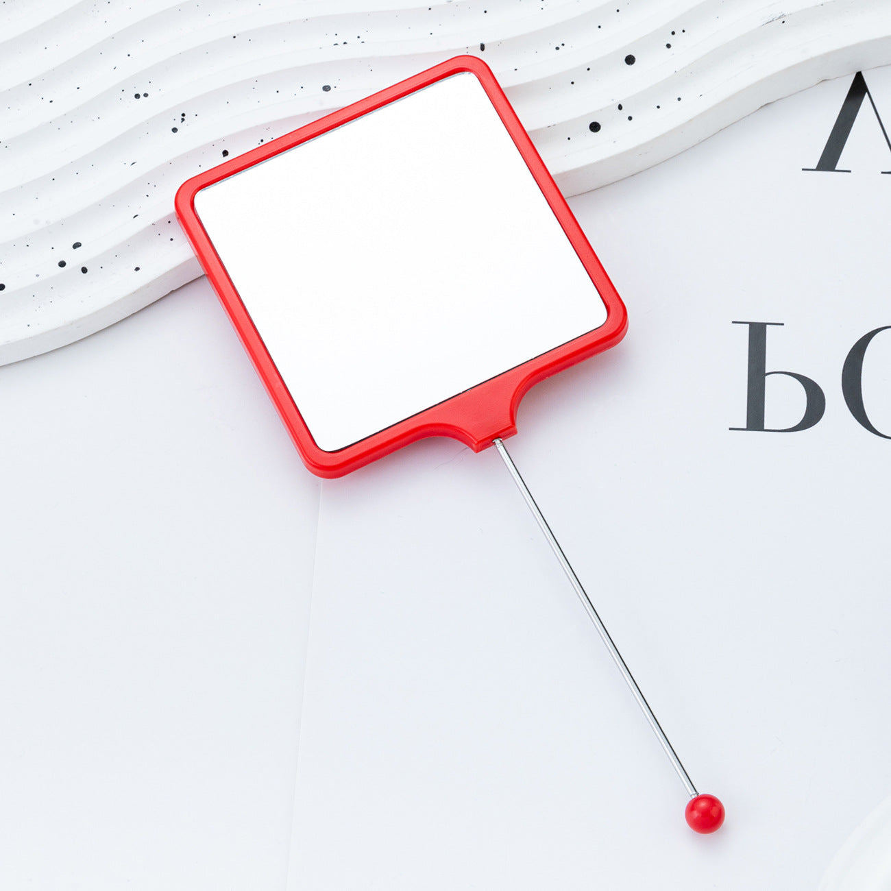 Wholesale  Beadable Mini Mirror DIY Beaded Handheld Mirror