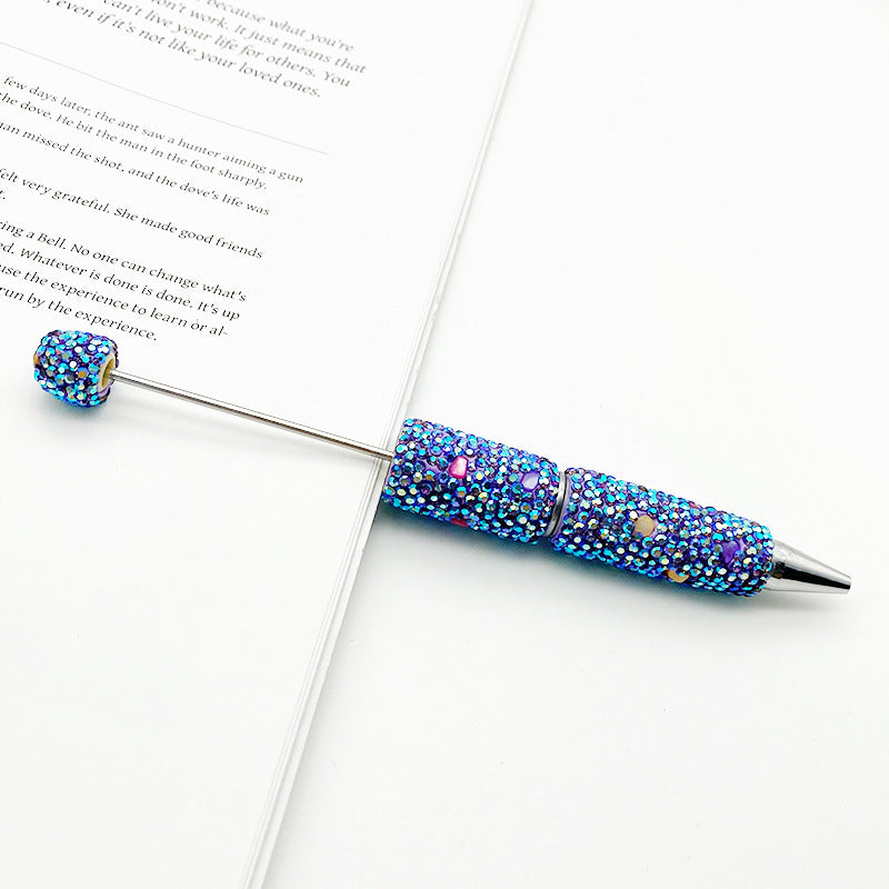 Wholesale 5pcs Colorful Shell Full Diamond Beaded Pen