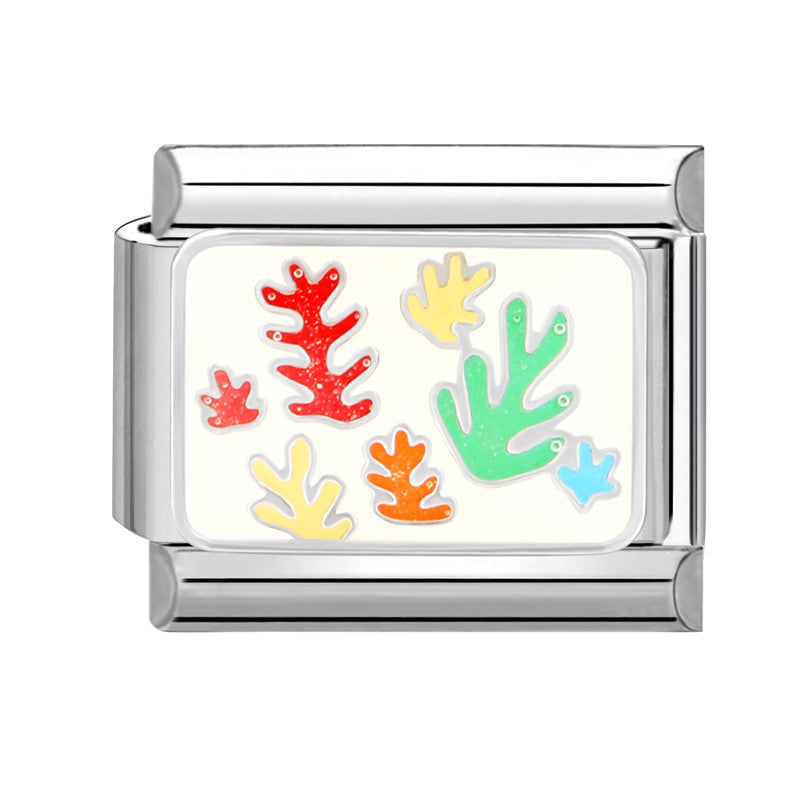 Pulsera de encanto italiano al por mayor de 9 mm Diy Suplicamiento Lindo pulsador creativo de acero Titanio Compuesta de acero Pulsera