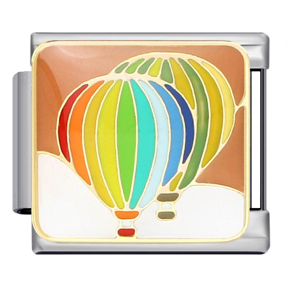 Wholesale Italian Charm Bracelet 9mm DIY Splicing Removable Sports Hobbies Stainless Steel Composable Bracelet