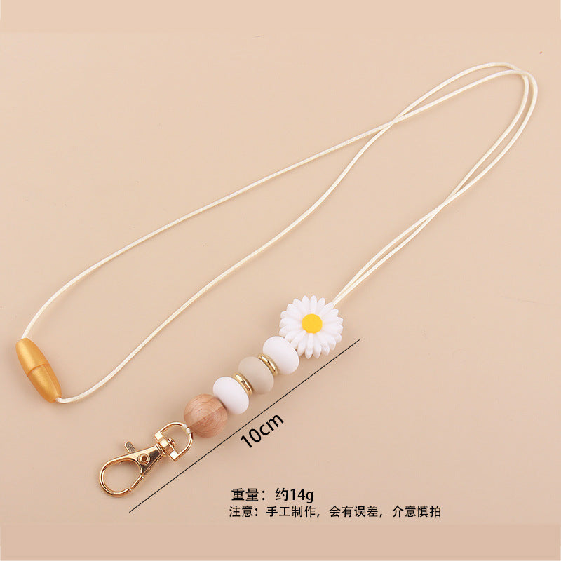 Wholesale Silicone Beaded  Keychain