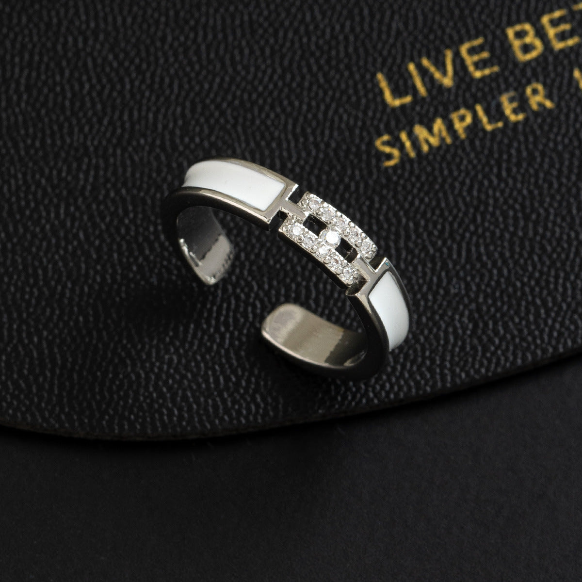 Wholesale Stylish Butterfly Ring Copper Zircon Adjustable Finger Ring Fashion Jewelry Accessory For Resale