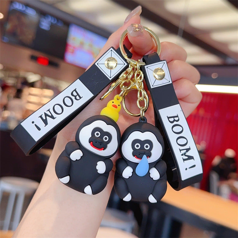 Wholesale Cartoon PVC Soft Glue Cute Keychain ACCVIP-KC-YueWei002