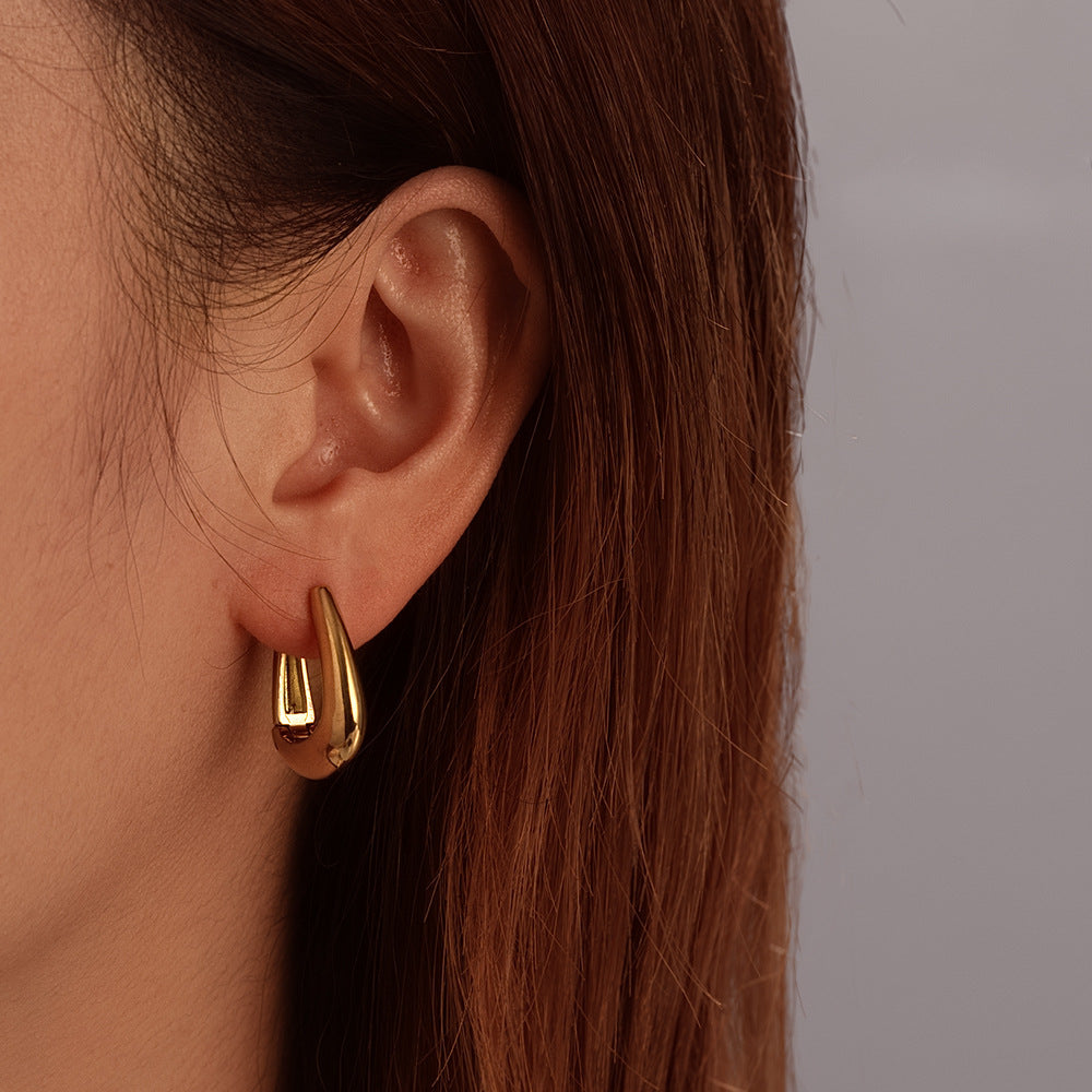 Wholesale Stainless steel geometric earrings