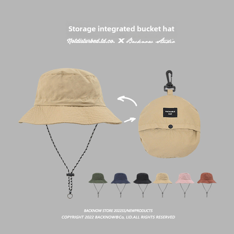 Wholesale  Storage Sunshade Sunscreen Quick-drying Waterproof Fisherman Hat Bucket Hat