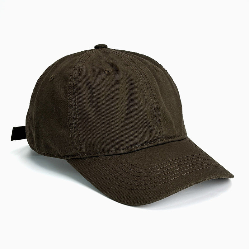 Wholesale  cotton deepened increase cap soft top curved eaves light plate baseball cap