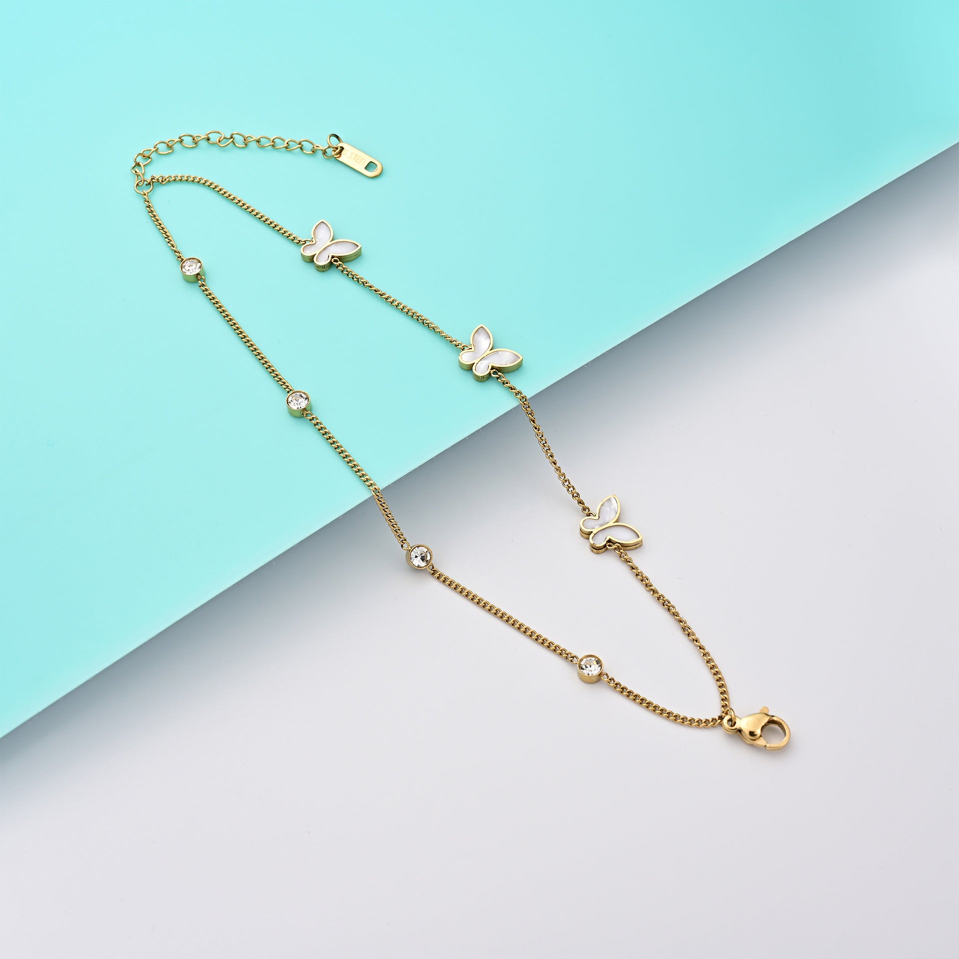 Wholesale Light Luxury Bracelet Bow Titanium Steel Bracelets ACC-BT-KaiXing001