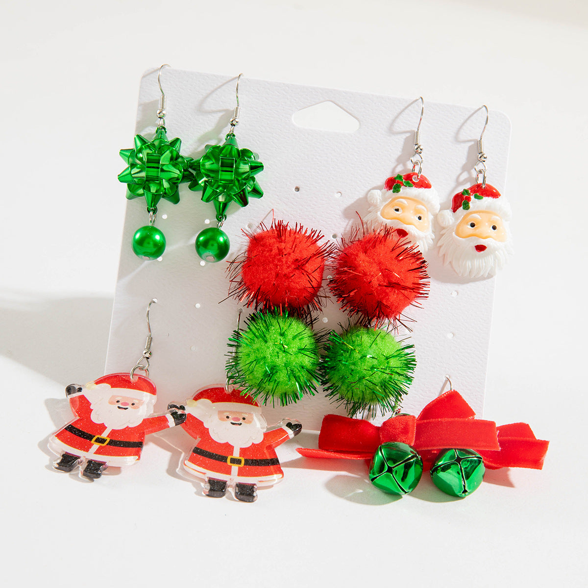 Wholesale  personality resin snowflake  earrings