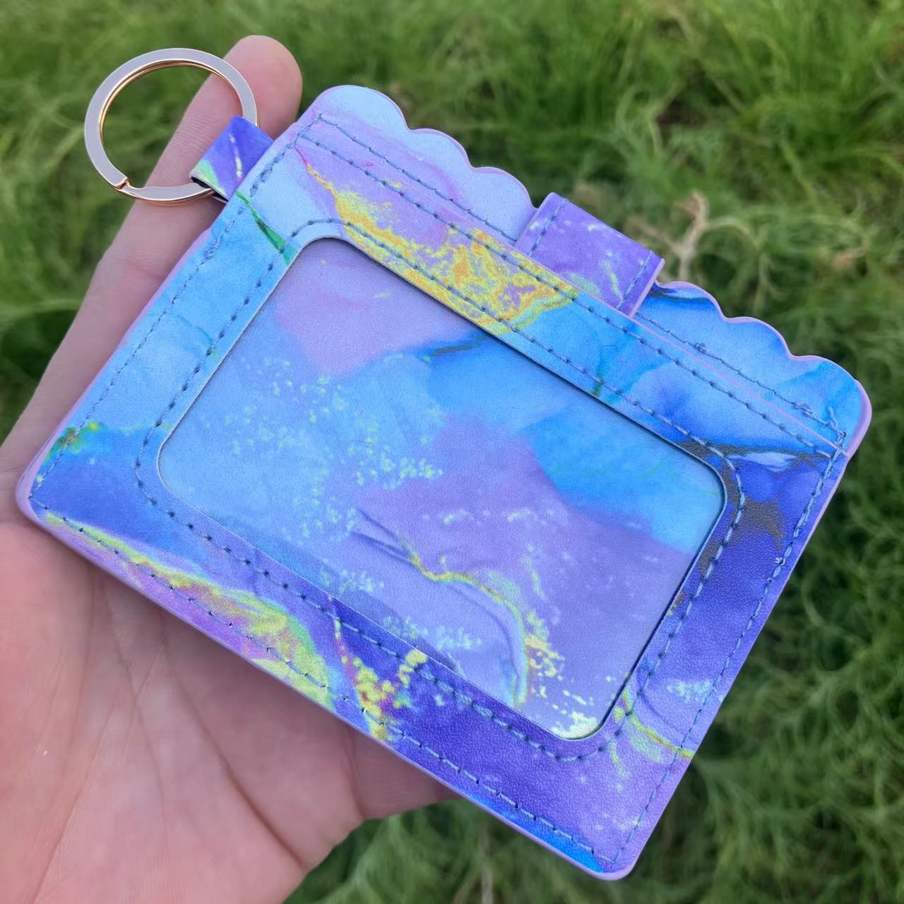Wholesale PU Leather Card Holder Wallet Leopard Print Urban Style For Women Students Everyday Use