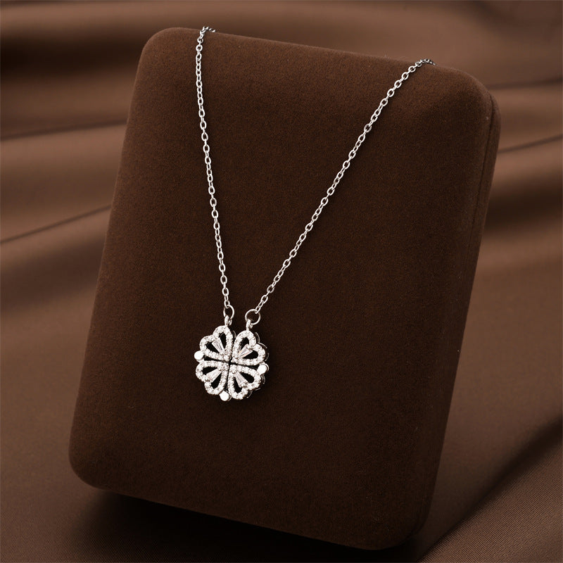 Wholesale Silver Titanium Steel Necklace ACC-NE-Quanx005