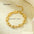 Wholesale  Plated 18K Gold Stainless Steel Inlaid Zircon Bracelet