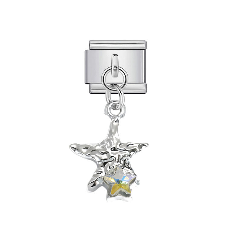 Wholesale Star and Moon Alloy Pendant - Fashion Jewelry Accessory for Boutique Resale