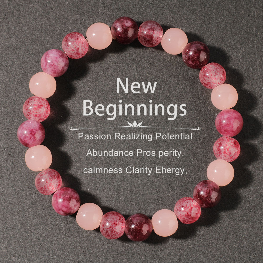 Wholesale 2PCS Colorful natural stone bracelet