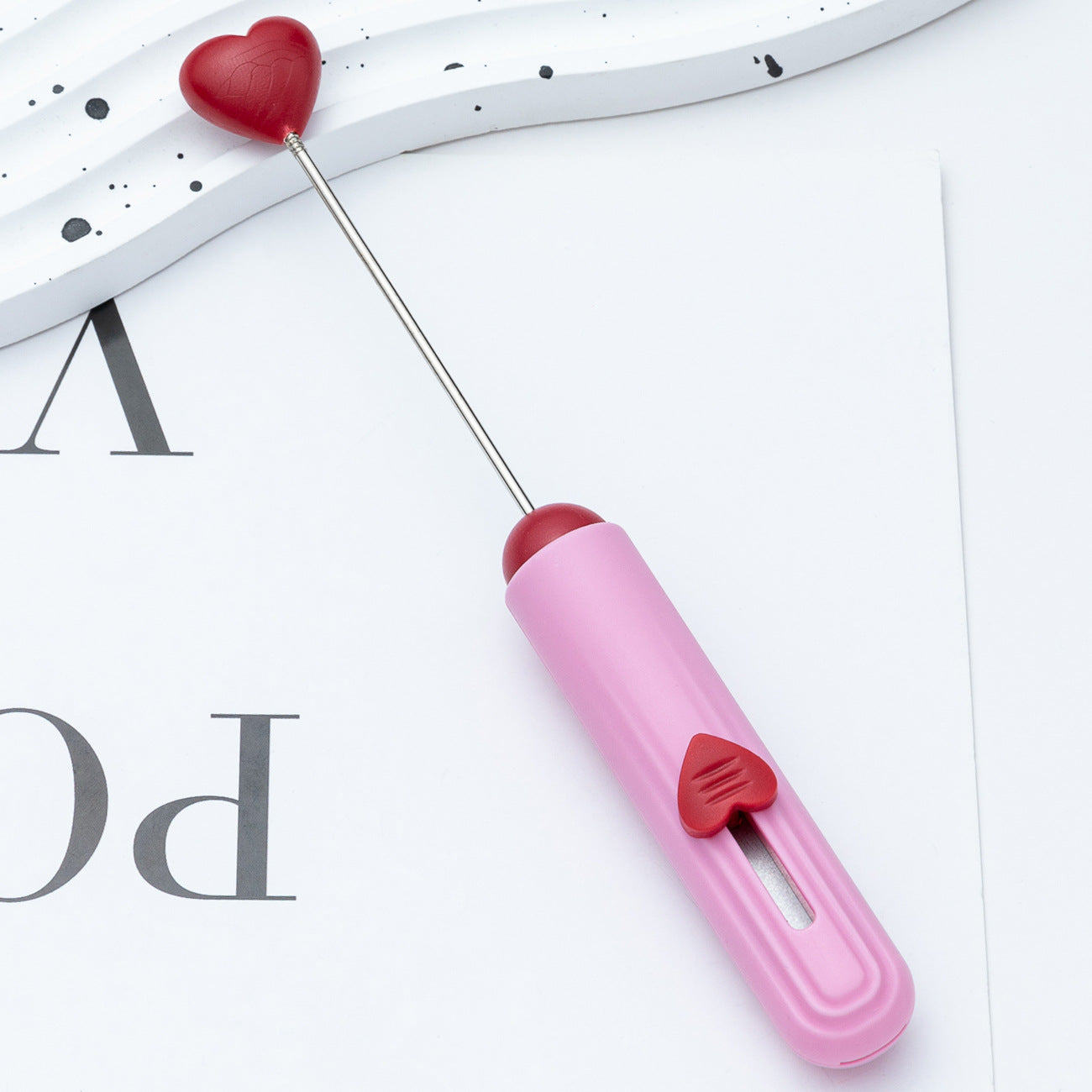 Wholesale DIY Beadable Express Knife Portable Express Dismantling Retractable Knife Office Paper Cutting Handmade Knife Love Knife