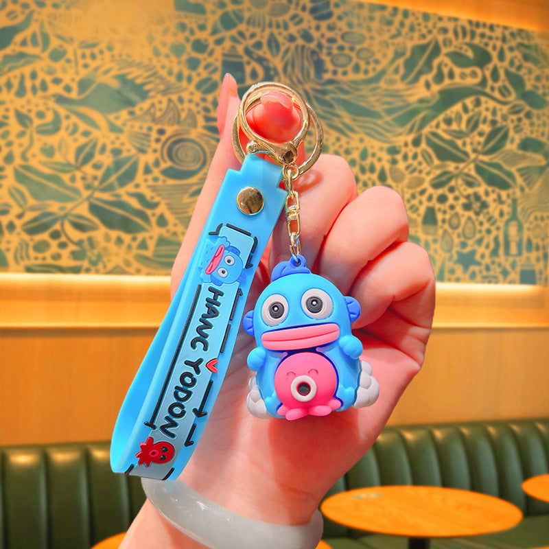 Wholesale Cartoon Fish Silicone Keychain Cute Keychain ACC-KC-JuCai007