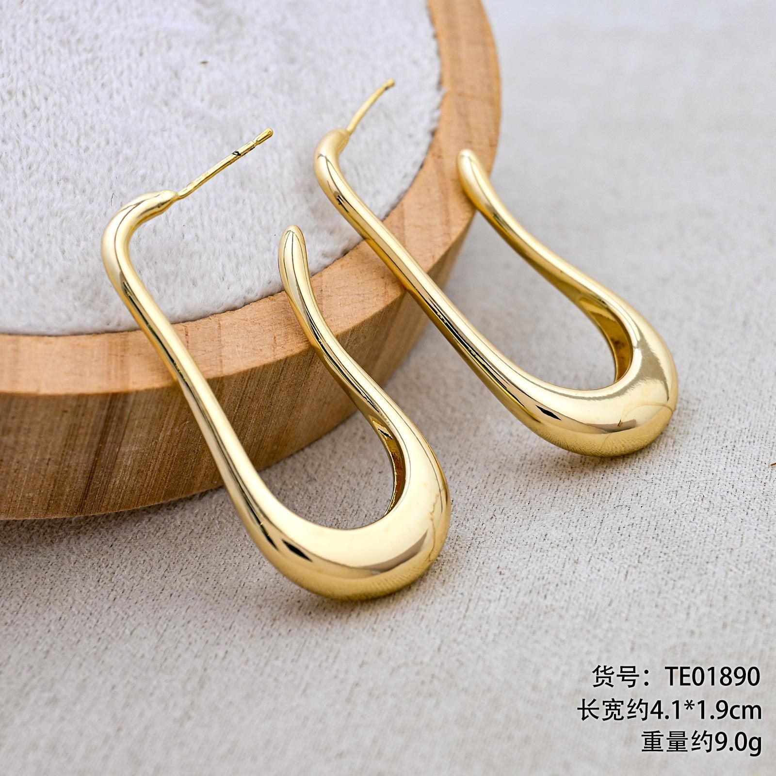 Wholesale  s925 silver copper plated gold earrings