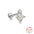 Wholesale 925 sterling silver flat head piercing thread ear bone stud earrings