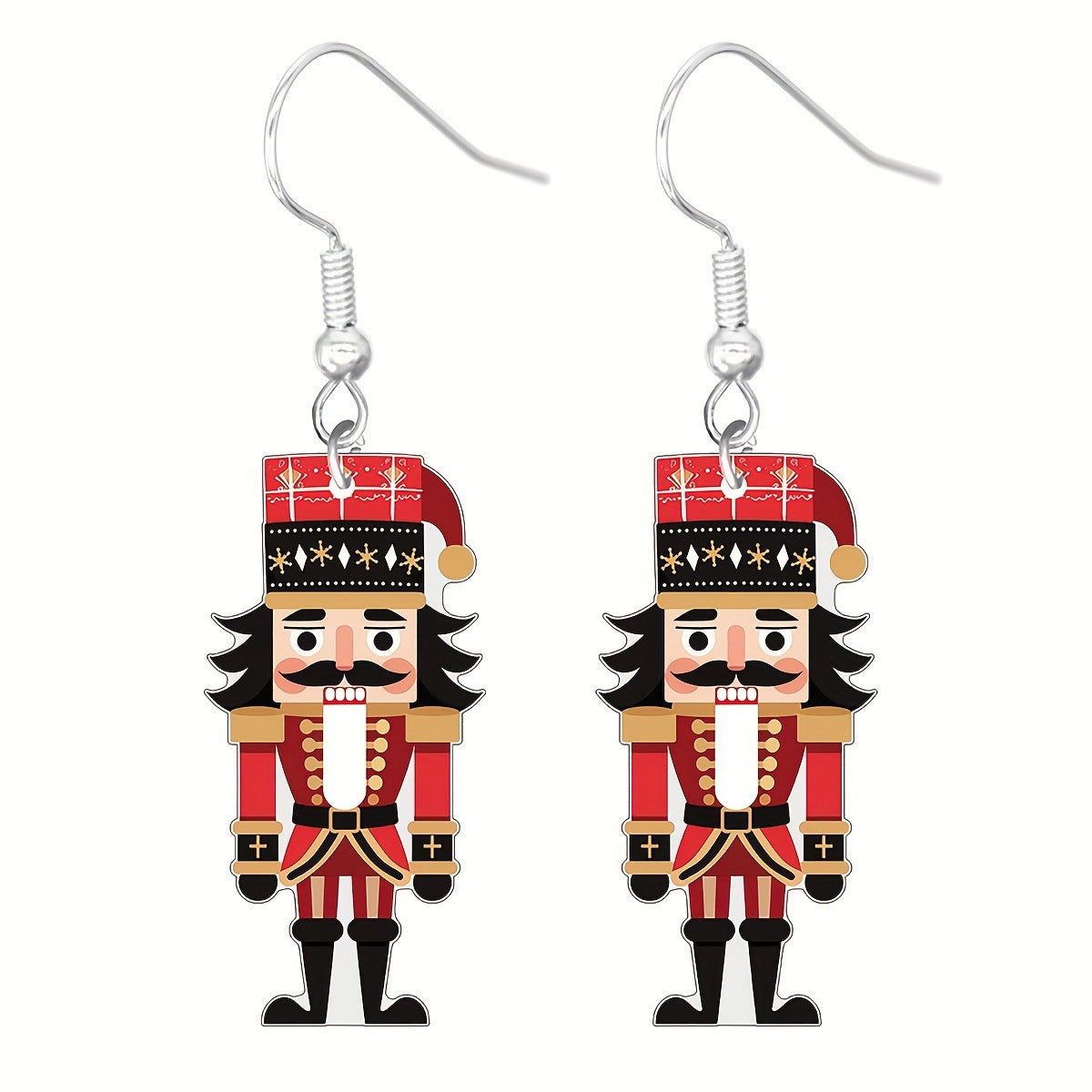 Wholesale  Christmas Cartoon  Cute Acrylic Pendant  Gingerbread Earrings