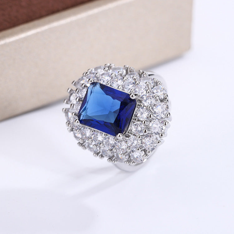 Wholesale  colorful  ring  popular retro  jewelry adjustable  ring