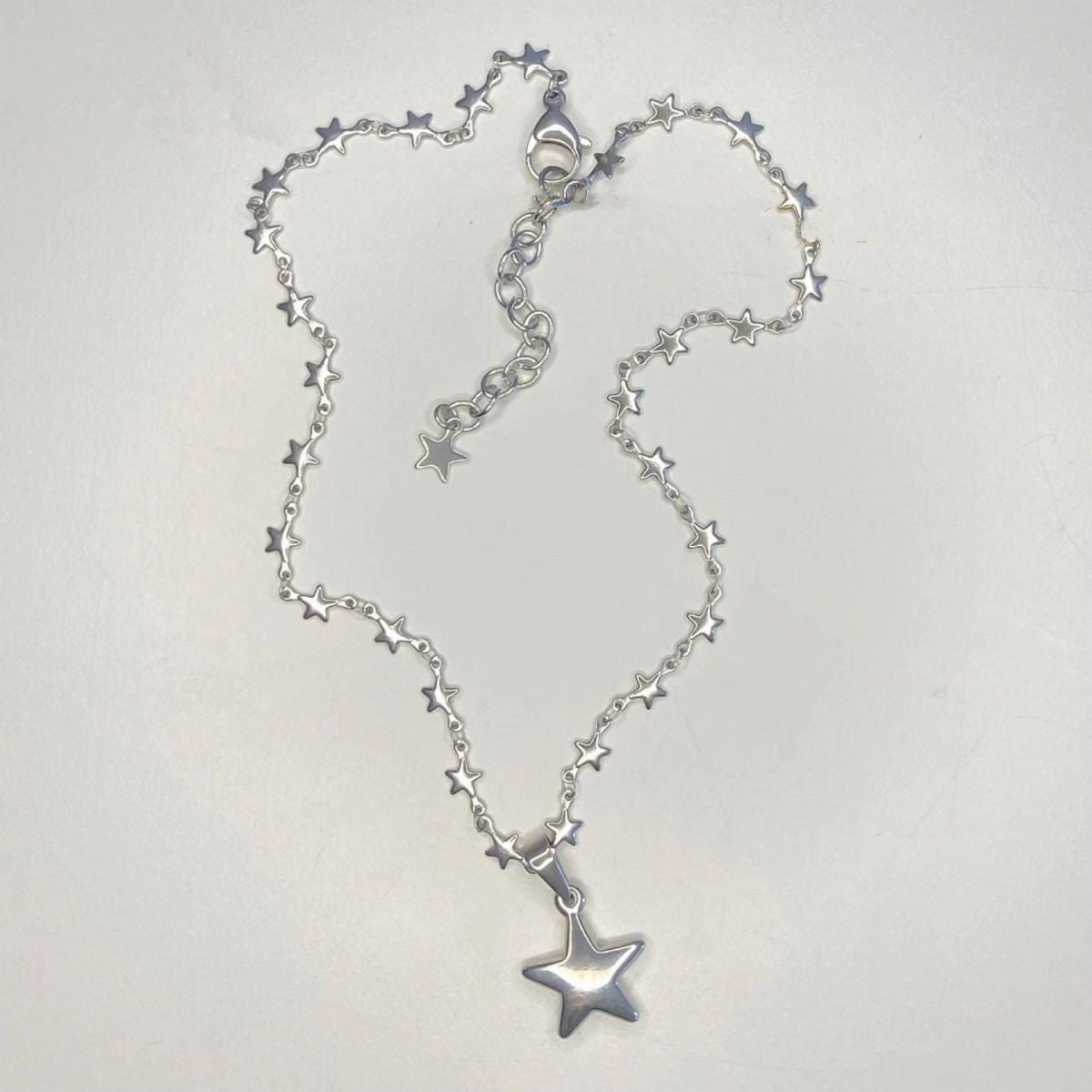 Wholesale titanium steel handmade star necklace