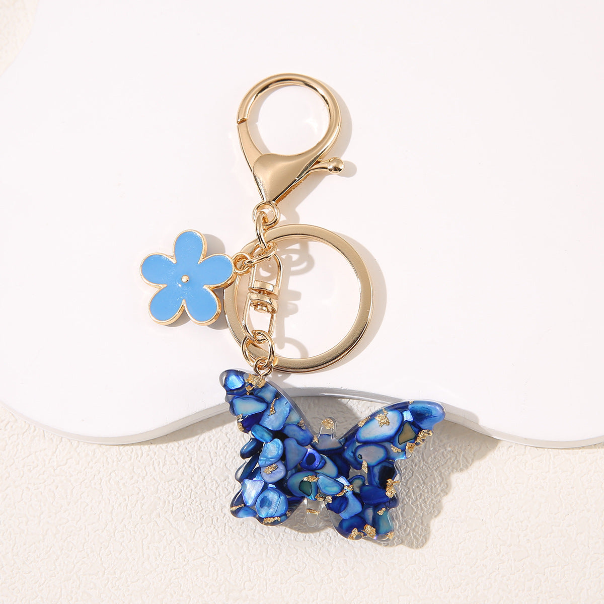 Wholesale Fashion Flower Butterfly Keychain