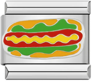 Wholesale Italian Module Bracelet New Titanium Steel Welding Oil Dropping Cartoon DIY Bracelet