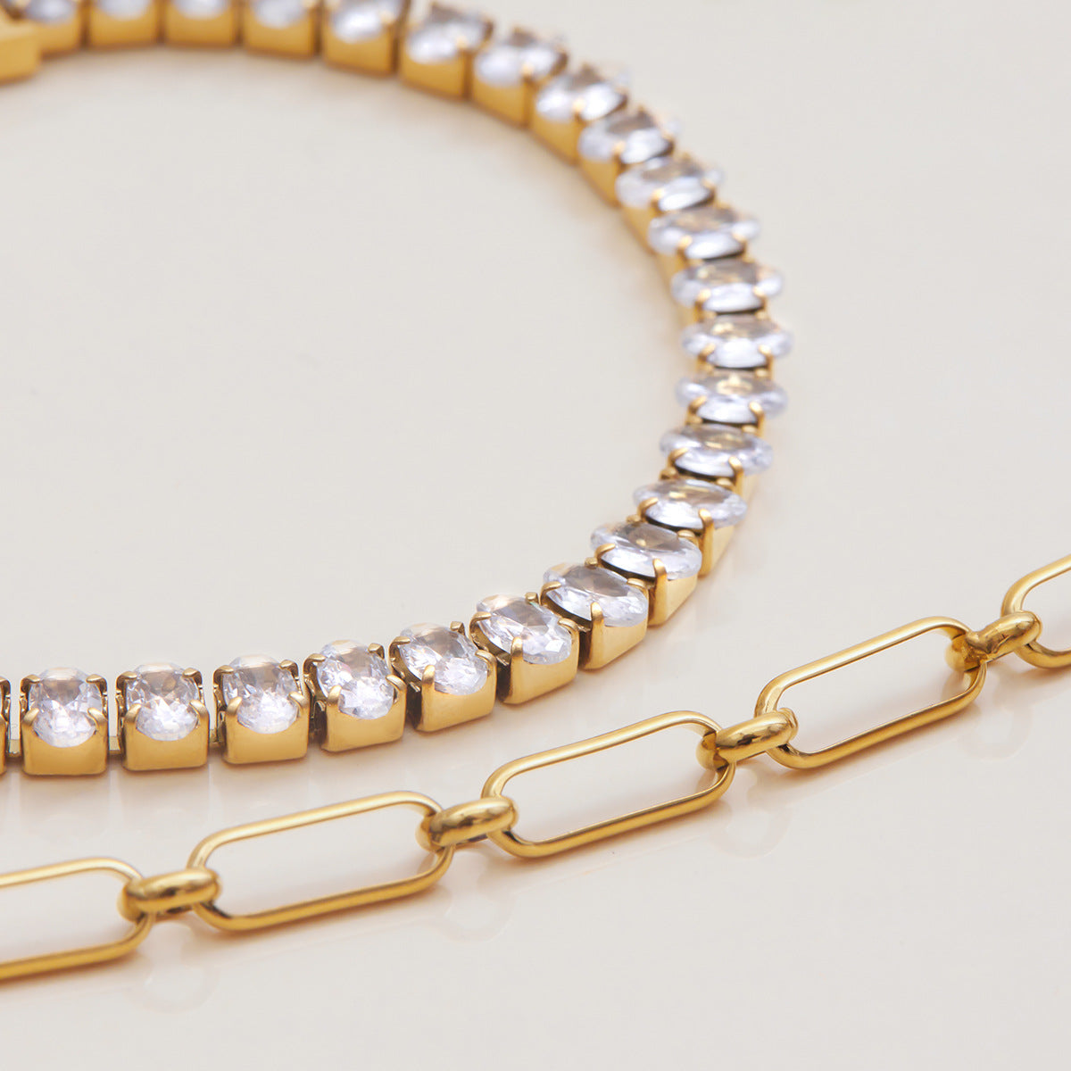 Wholesale  Stainless Steel Zircon Bracelet Jewelry