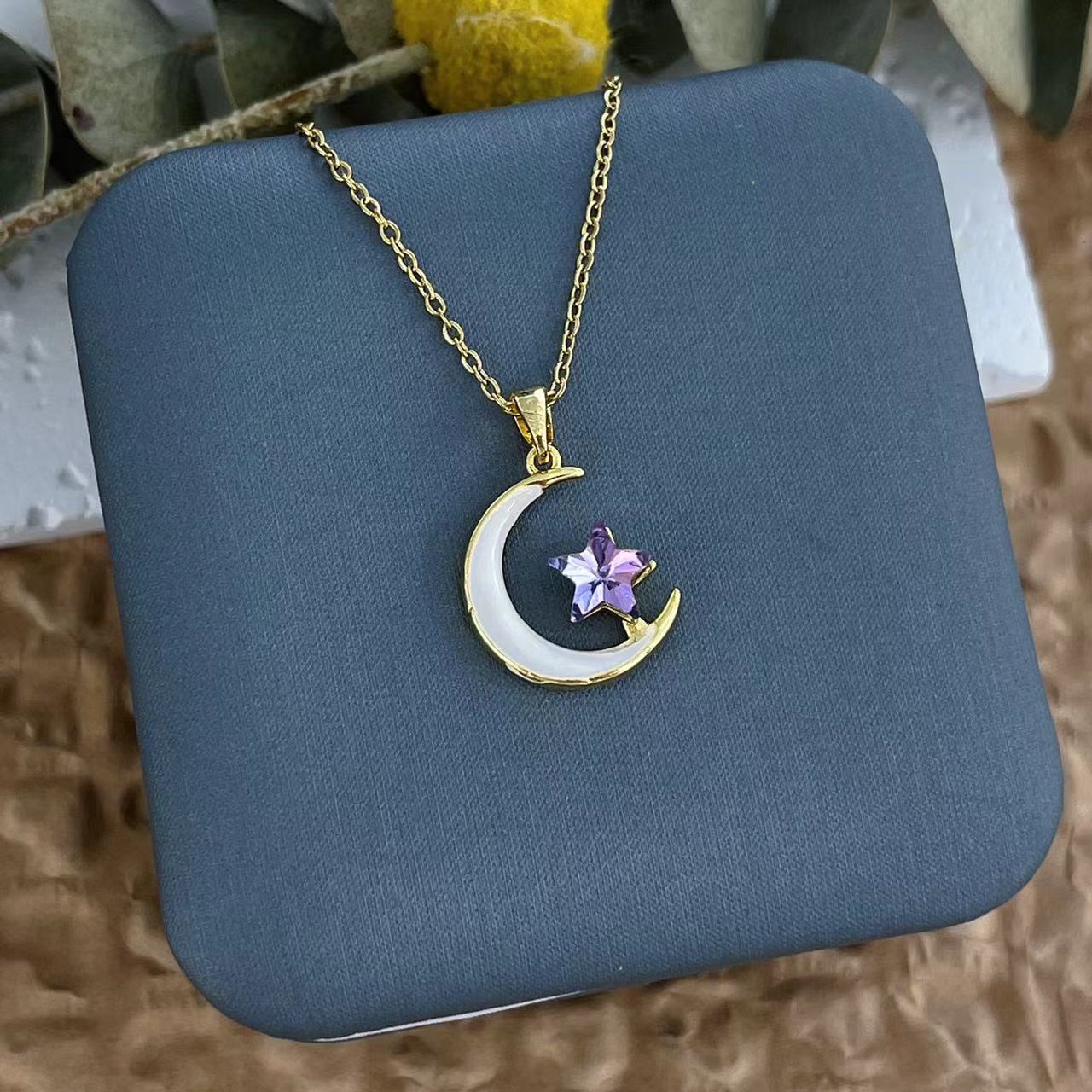 Wholesale  Light Luxury Titanium Steel Color-free Necklace