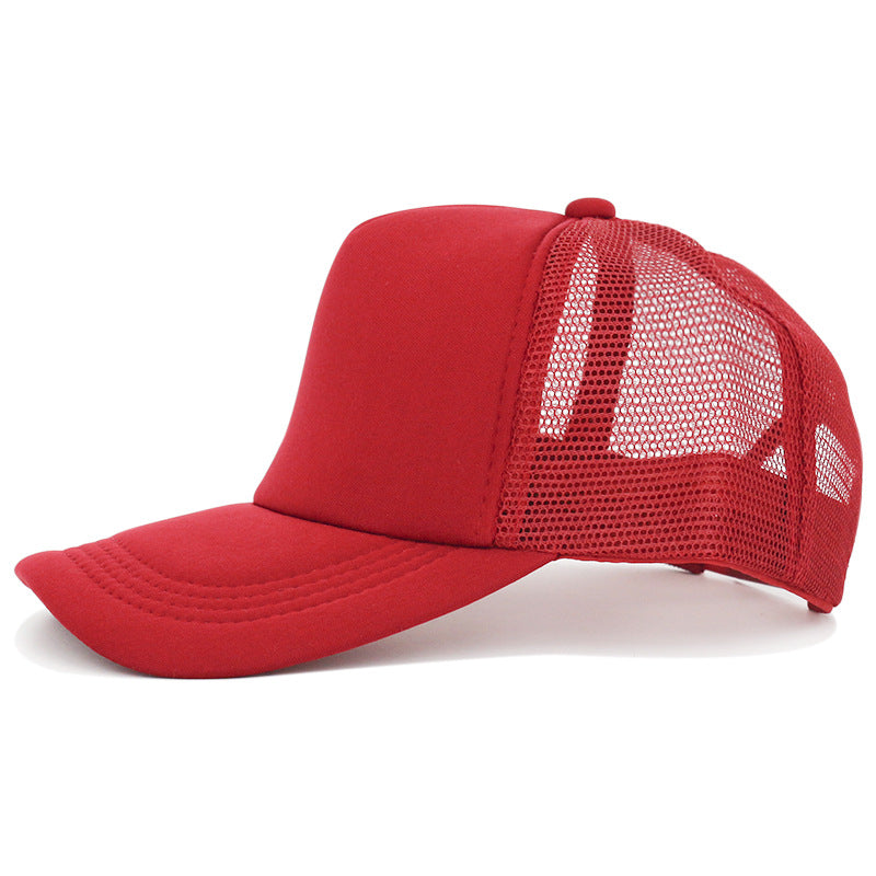 Wholesale Outdoor Solid Color Light Plate Mesh Hat Embroidery Baseball Cap ACC-HT-XiongYing001
