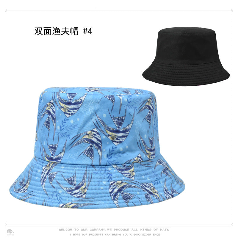 Wholesale Vintage Printed Polyster Bucket Hat ACC-HT-XuP009