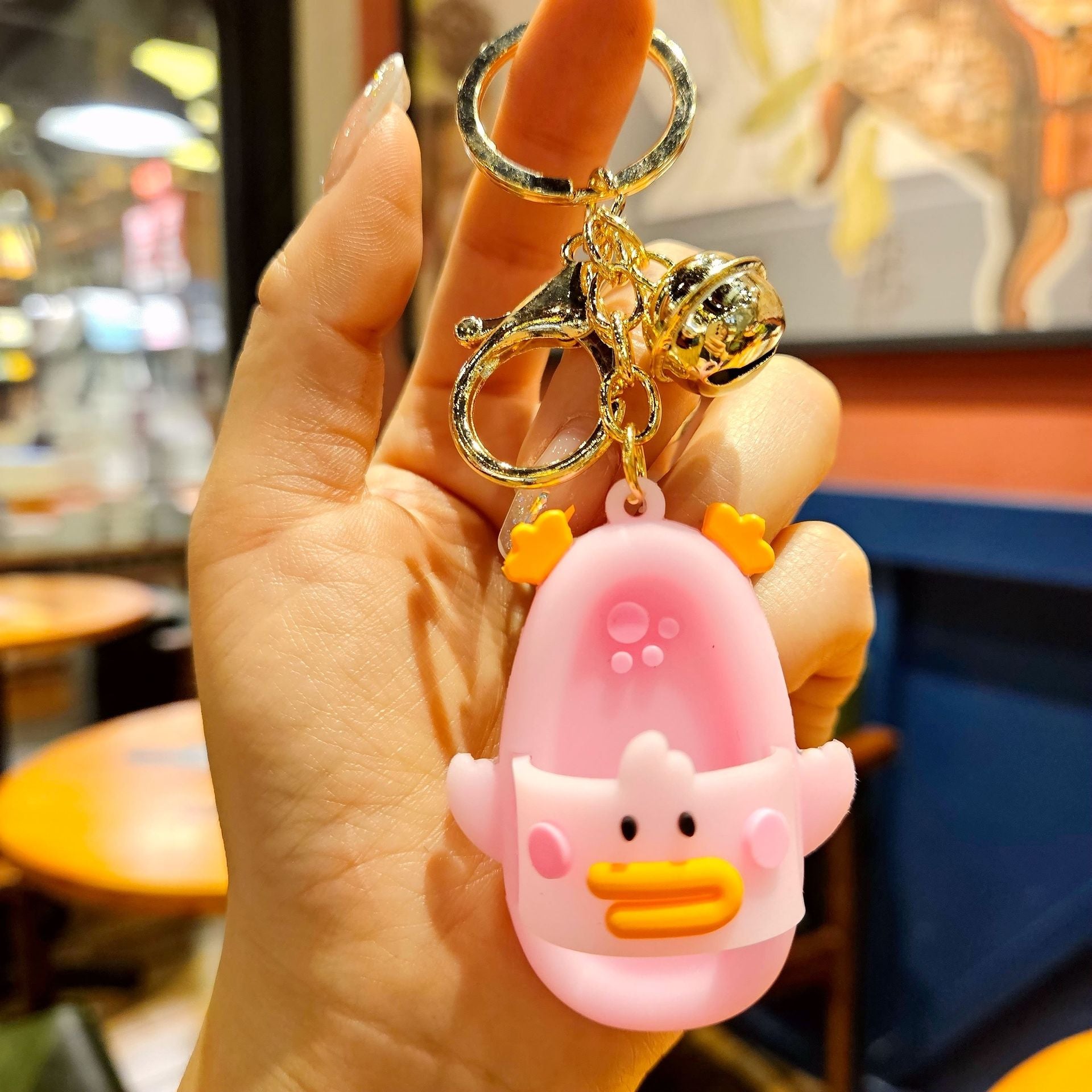 Wholesale Dinosaur duck key chain Animal car keychain