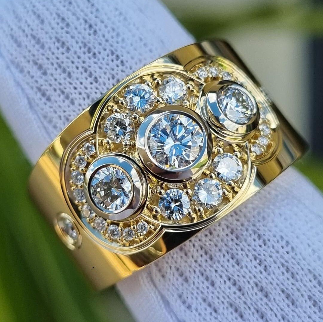 Wholesale  Kaleidoscope Diamond Ring Fashion  Jewelry