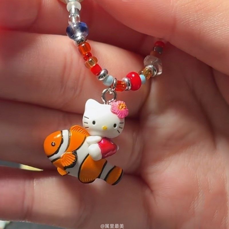 Wholesale  Beaded Color Necklace  Clavicle Chain